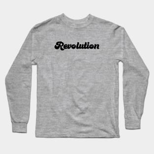 Revolution, black Long Sleeve T-Shirt